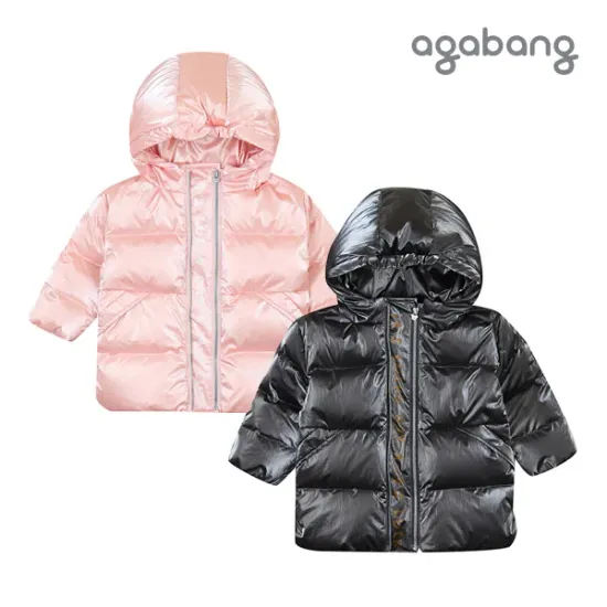 아가방 고급진 빛반사 오리털 패딩 2.1만원