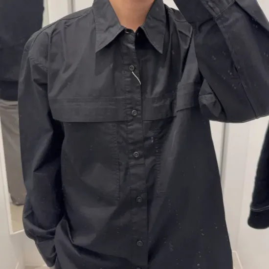 유니클로 U 유틸리티 오버셔츠