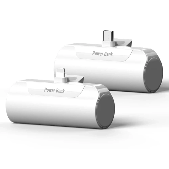 1+1 미니 보조배터리 도킹형 5000mAh