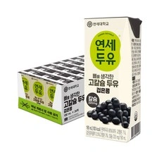 연세두유 고칼슘두유 검은콩 190ml 24개