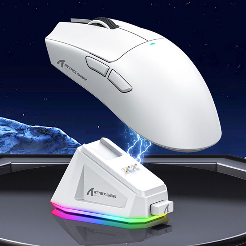 샤크 ATTACK SHARK X11 초경량 마우스 1+1 (충전독 포함)