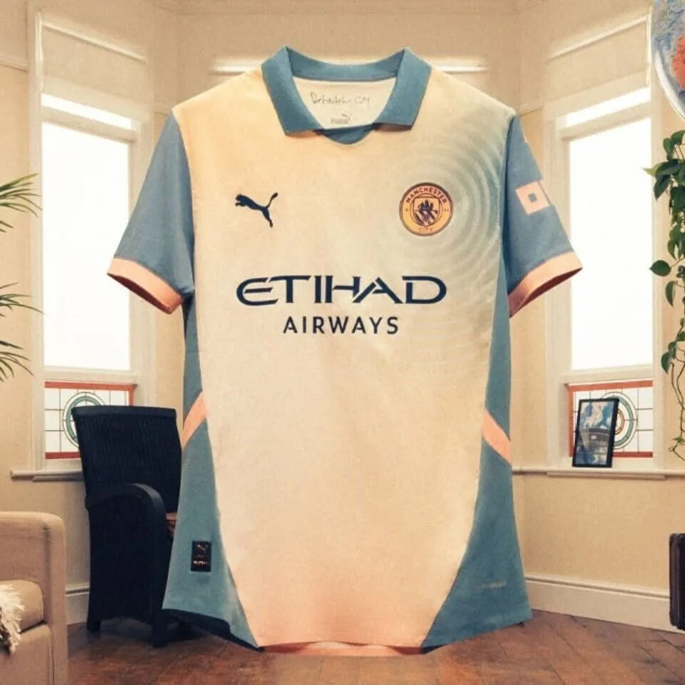 맨시티 오아시스 30주년 4th 유니폼 논마킹 / 마킹