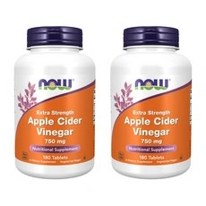 나우푸드 애플사이다비니거 750mg 캡슐형 180정  2개 총 360정