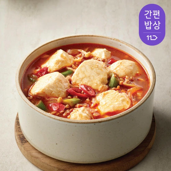 피코크 우리집 순두부찌개 500g 4팩