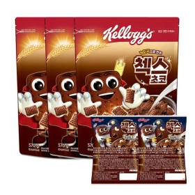 오곡 첵스초코 570g 3개 + 첵스초코 문앤스타 40g 2개