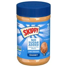 스키피 노 슈가 애디드 피넛 버터 스프레드 청키 454g