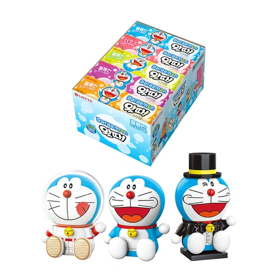 도라에몽 왓따껌 25입 + 도라에몽 블록