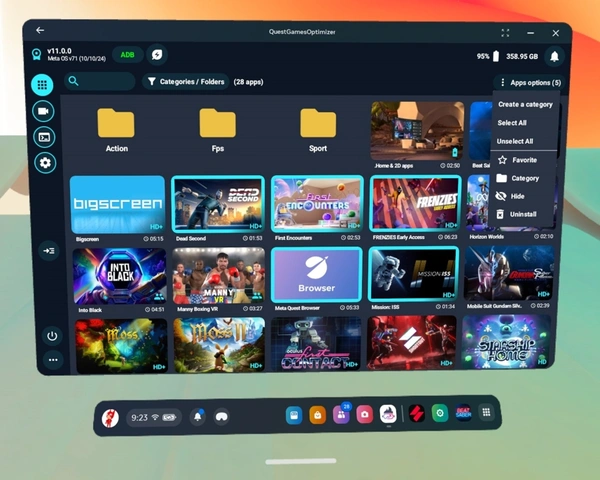 VR퀘스트 게임 옵티마이저 반값