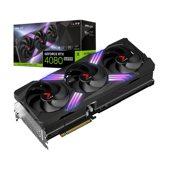 PNY XLR8 지포스 RTX 4080 SUPER 16GB Gaming VERTO EPIC-X RGB OC TF