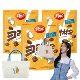 포스트 크리치오 시리얼 500g x3 +치오 에코백 증정