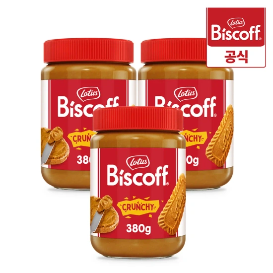 로투스 비스코프 스프레드 크런치 380g x 3개