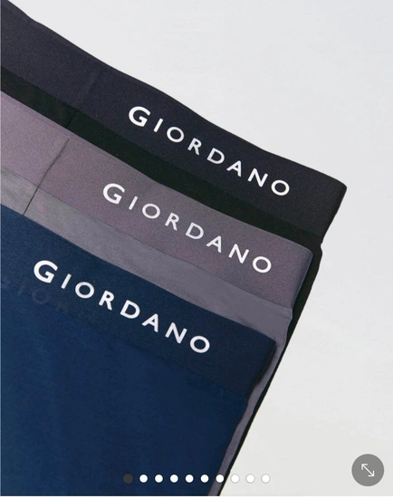 지오다노 모달 심리스 모달 브리프 드로즈 3장(3컬러)