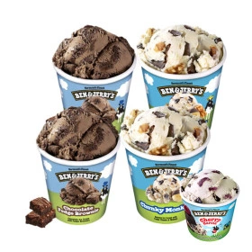 벤앤제리스 파인트 4개 + 증정