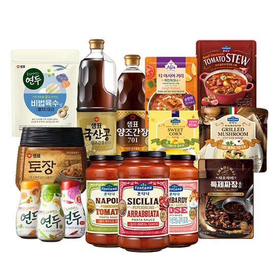 폰타나 액상수프 180g 7종 5+5개 골라담기 +크루통, 리조또 증정