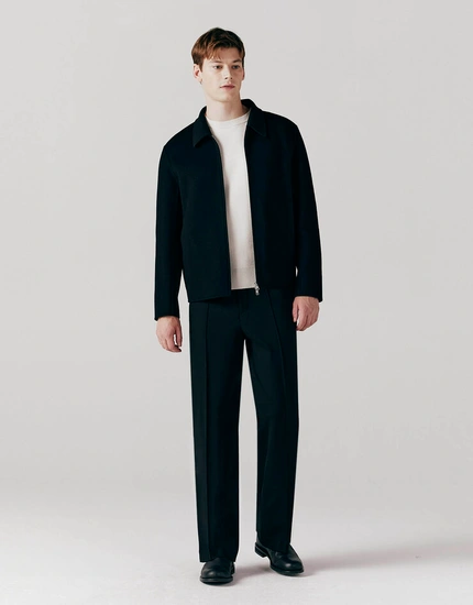 컨셉원 일자핏 기모 팬츠