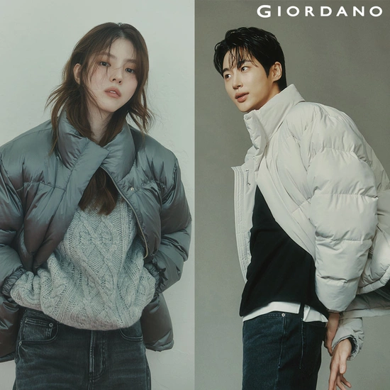 지오다노 브러시드 테리 풀오버 맨투맨 (카드)