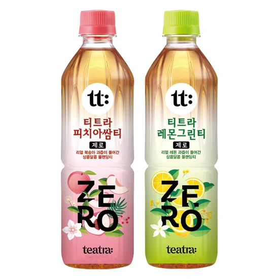 티트라 제로 피치아쌈티/레몬그린티 2종 (500ml*24개) (유통기한 25/01/08)