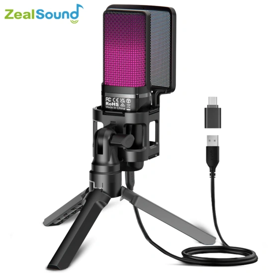 ZealSound A68 RGB USB 마이크