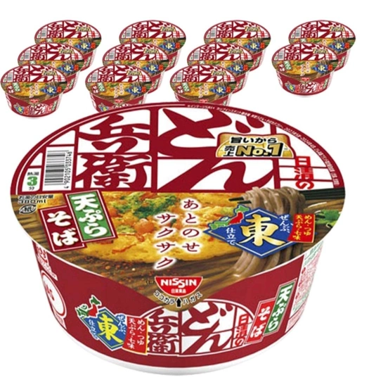 닛신 돈베이 튀김 소바/ 닛신 컵 누들 BIG 빅 칠리 토마토 라면 107g 12개