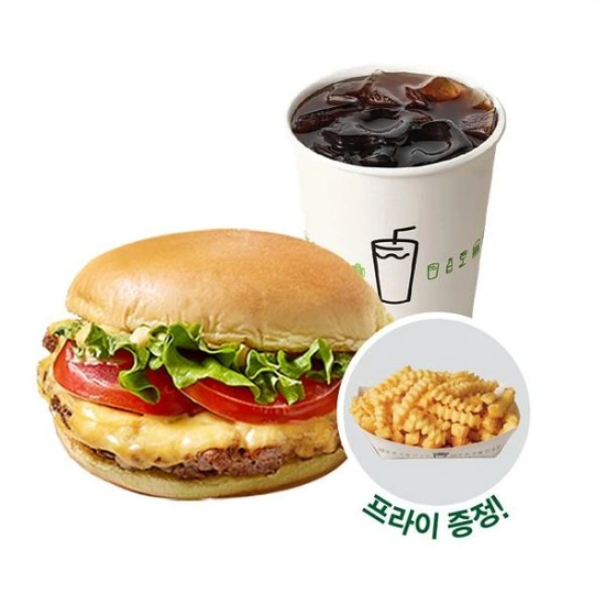 Shack 베스트 세트(쉑버거+프라이+소다)