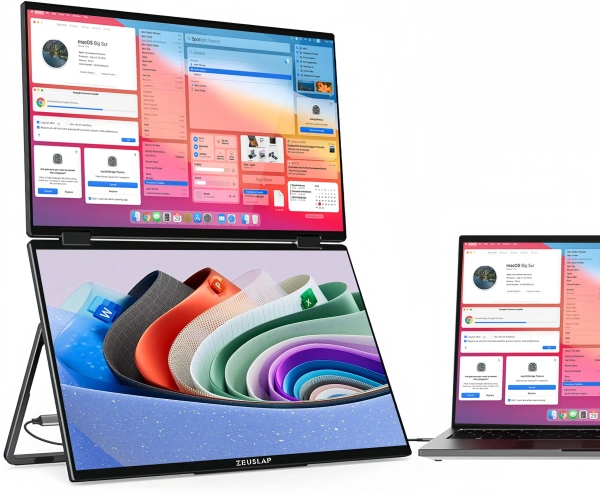 서브용 포터블모니터 + 접이식 추가