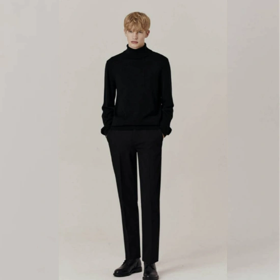 지오다노 112915 브러시드 테이퍼드 히든밴딩 슬랙스