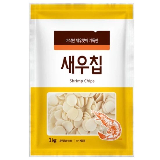 베스트코 바삭한 새우칩 1kg(튀겨먹는 새우칩)