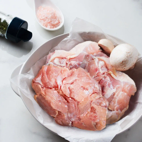 뼈 없는 순살 점보 통 닭다리살 2kg