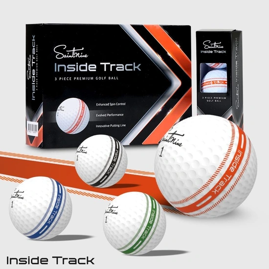 세인트나인 인사이드 트랙 3피스 골프공 1더즌 (12개)