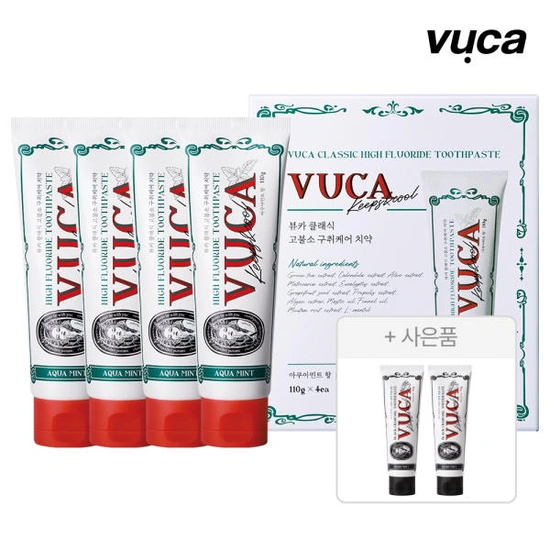뷰카 고불소 치약 110g 6개