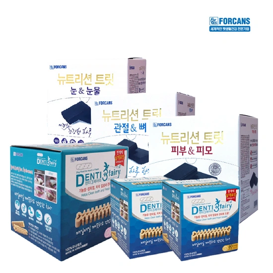 포켄스 강아지껌 덴티페어리 디스펜서 584g SS사이즈 124P