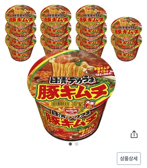임박) 닛신식품 데카우마 돼지김치 101g12개
