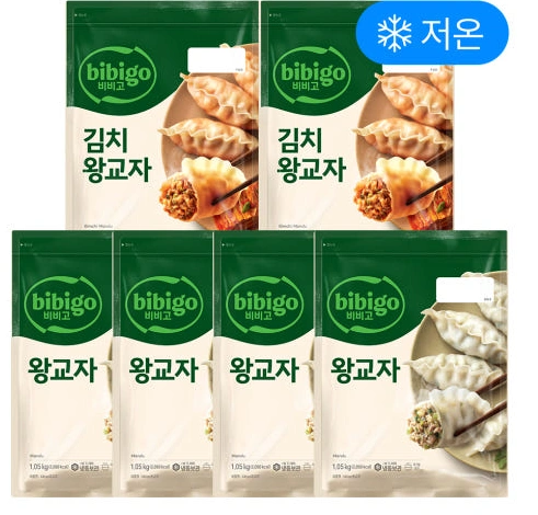 비비고 왕교자 1.05kg x 6봉 (고기4,김치2)