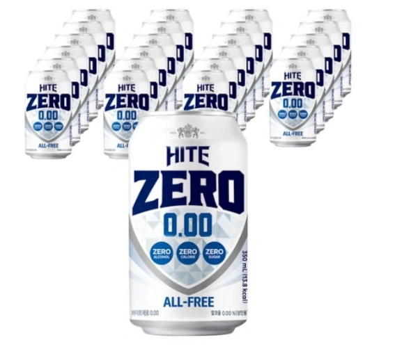 하이트제로 0.00 무알콜 맥주, 350ml, 24개