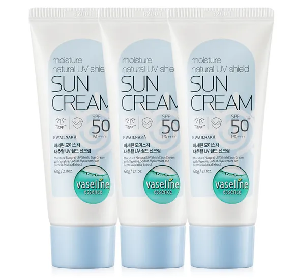바세린 UV 썬크림 60ml 3개