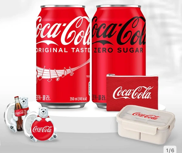 코카콜라 제로 350ml + 증정