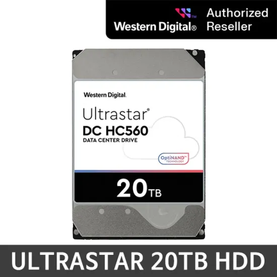 WD ULTRASTAR HC570 20TB HDD 하드디스