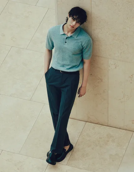 지오다노 테이퍼드핏 여름용 이지케어 슬랙스