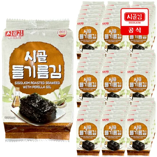 시골 들기름김(도시락김) 4g 64봉