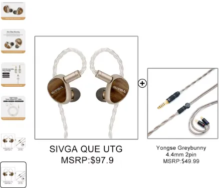 SIVGAQue UTG 런칭할인 + 추가 케이블제공