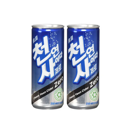 천연사이다 제로 250ml 30캔