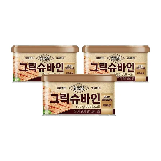 삼립 그릭슈바인 캔햄 200g 8개