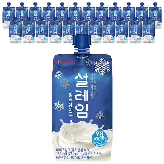 설레임 밀크, 160ml, 24개 (카카오페이머니)
