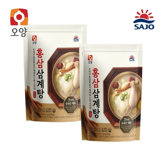 사조 홍삼 삼계탕 800gX4팩