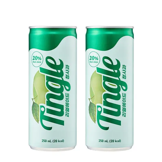 무설탕 고과즙 팅글리얼에이드 청사과 250ml 30개 +컵