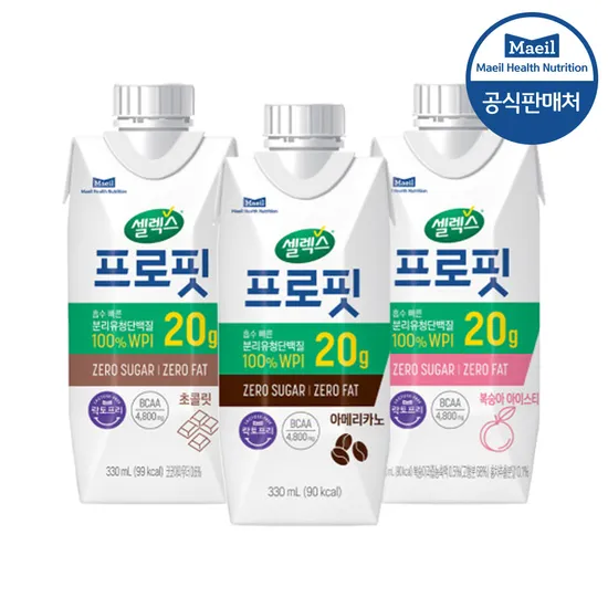 셀렉스 프로핏 WPI 드링크 330ML 24팩