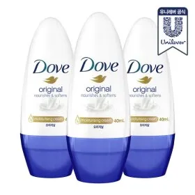 도브 데오드란트 롤온 40ml 3개