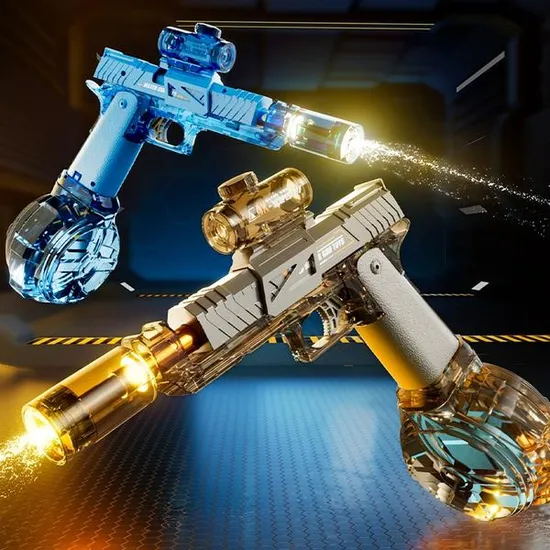 2개입 파이어블레스터 전동 워터건 불꽃 전동 연발물총