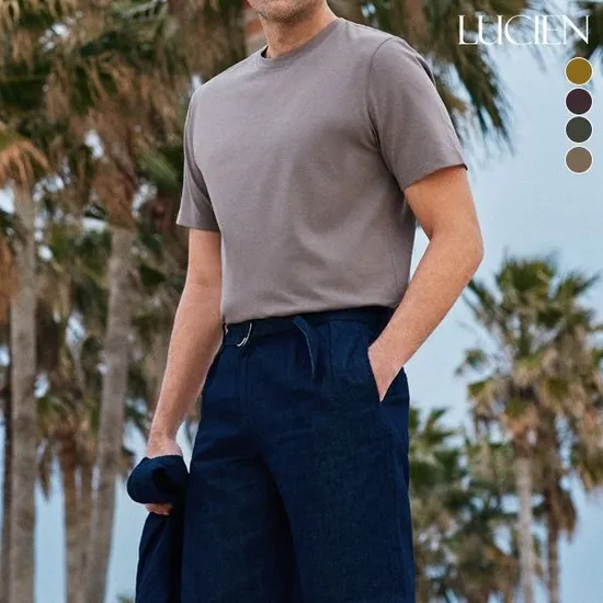 루시앙 코튼 쿨맥스 라운드 티셔츠 4종 택1