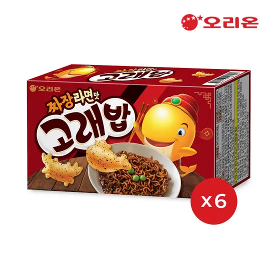 고래밥 짜장라면맛 6개